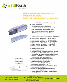Luminario LAPL-40